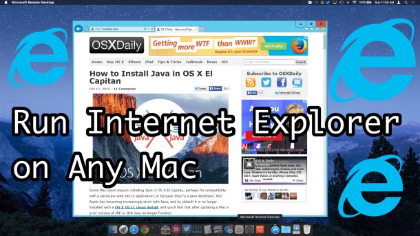 internet explorer 8 for mac os x download free
